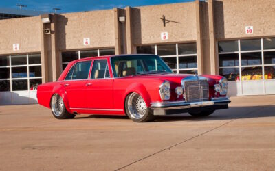 ’69 Mercedes 280 SEL W108… Red Pig sauce BBQ !