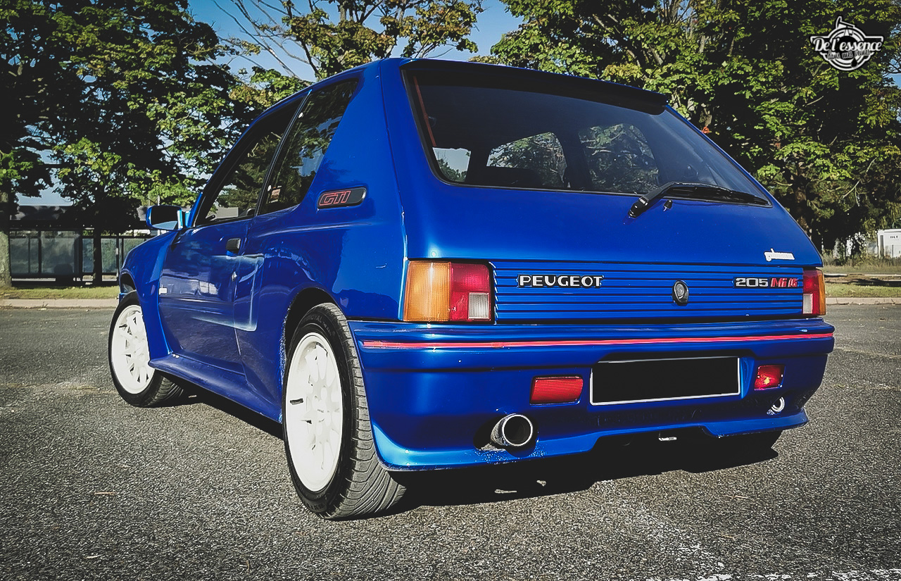 Peugeot 205 GTi Mi16 Gutmann - Quand le tuning devient collector ! 12