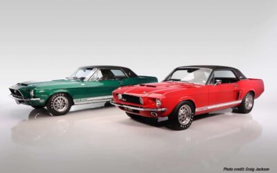 Ford Mustang : &rsquo;67 Little Red & &rsquo;68 Green Hornet – Chez Shelby on faisait aussi des licornes !