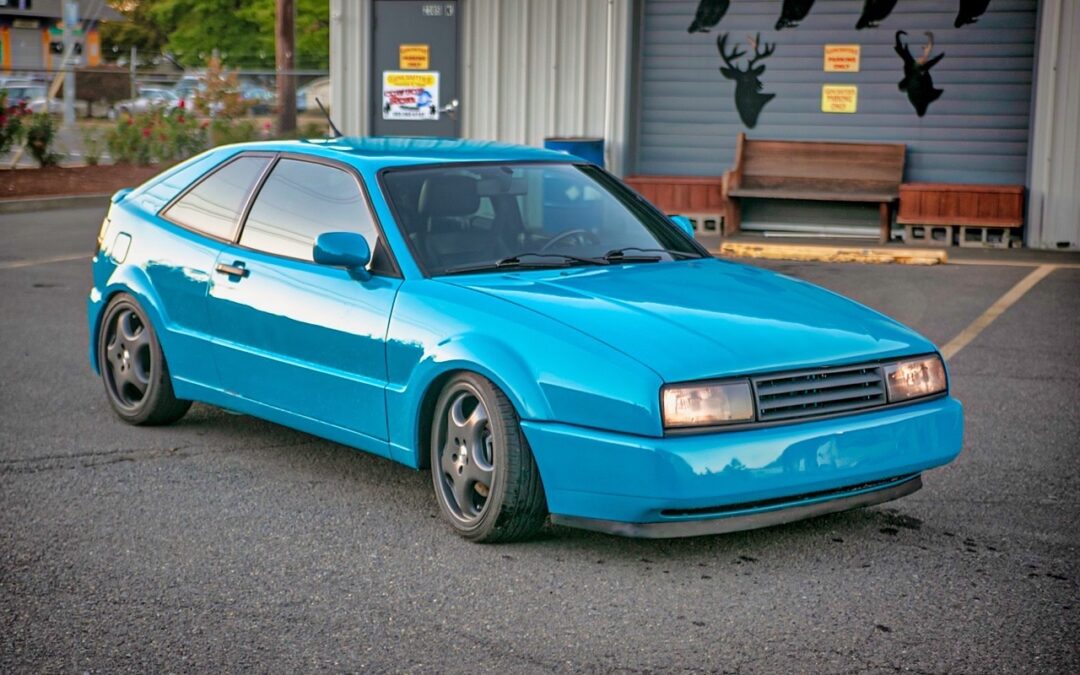 ’93 VW Corrado VR6 – Vous aimez le bleu ?!