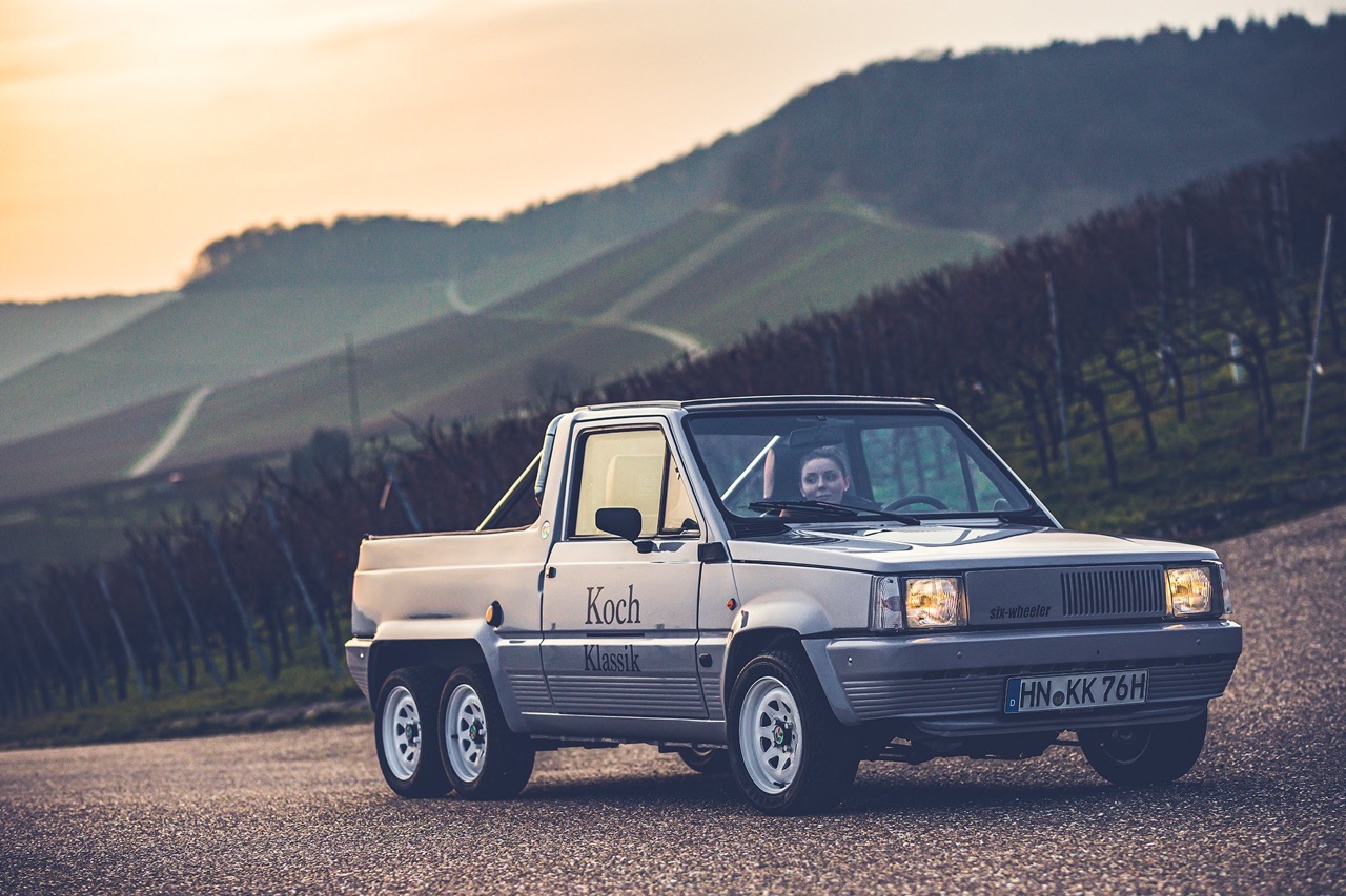 '86 Fiat Panda pick up Koch... le plus petit six roues du monde ! 7