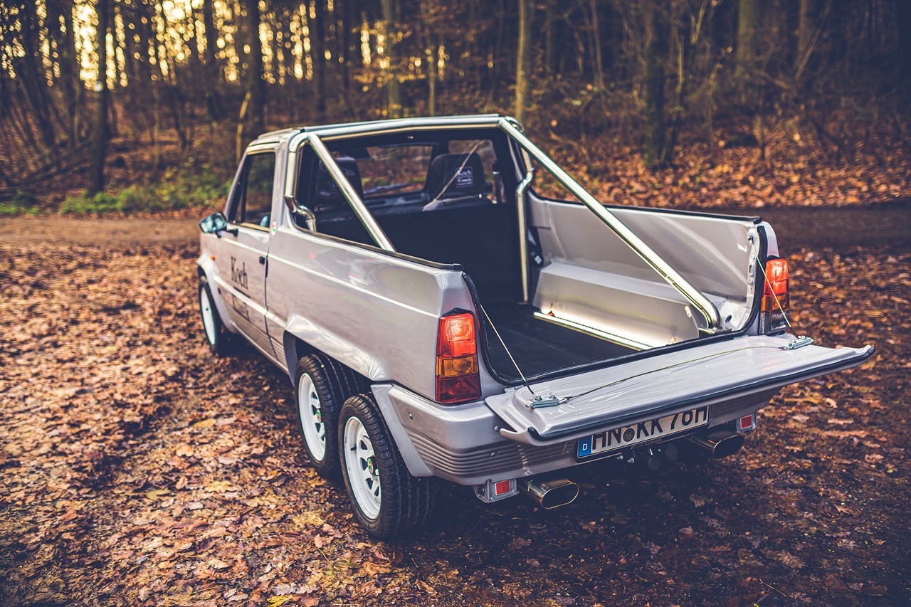 '86 Fiat Panda pick up Koch... le plus petit six roues du monde ! 5