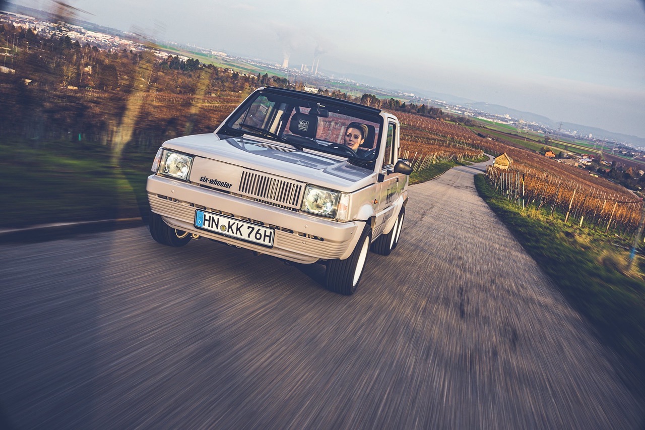 '86 Fiat Panda pick up Koch... le plus petit six roues du monde ! 1
