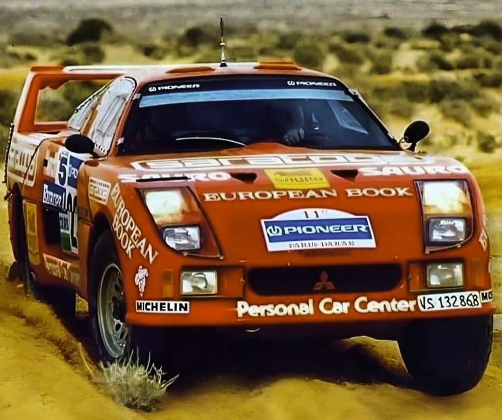 Red Typhoon ou F40 Pajero 4x4 : Une F40 au Paris Dakar ? 5
