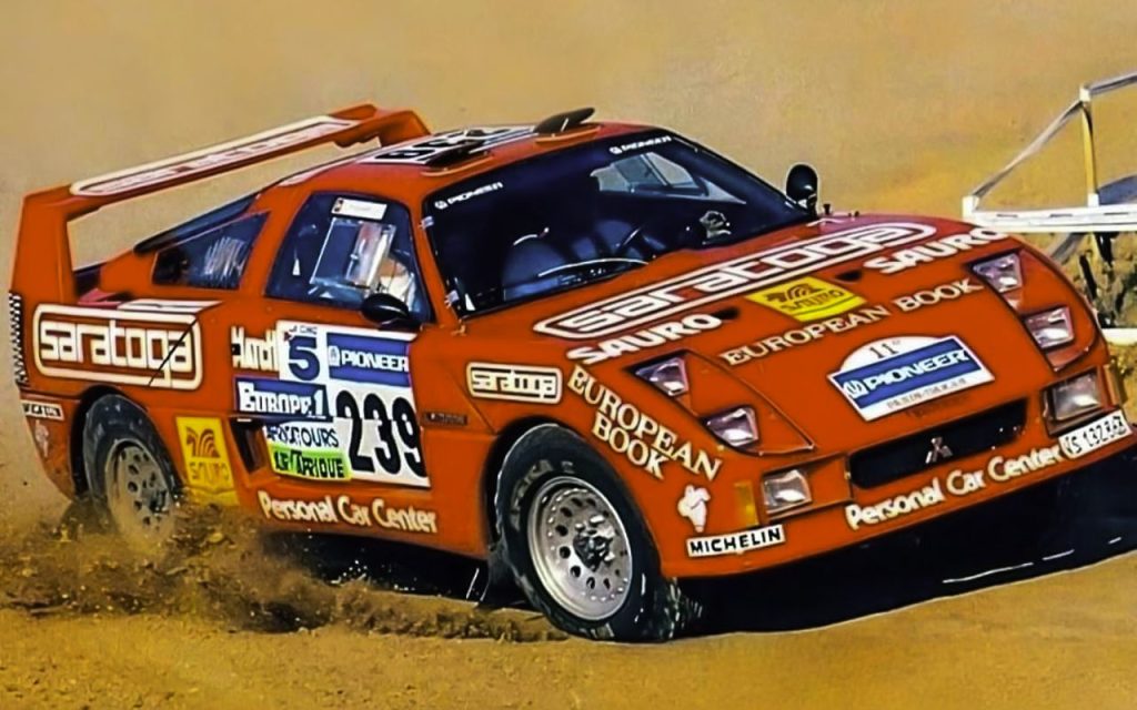 Red Typhoon ou F40 Pajero 4x4 : Une F40 au Paris Dakar ? 4