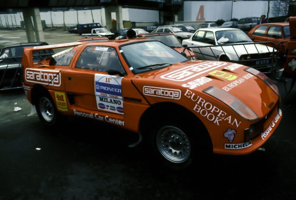 Red Typhoon ou F40 Pajero 4x4 : Une F40 au Paris Dakar ? 8