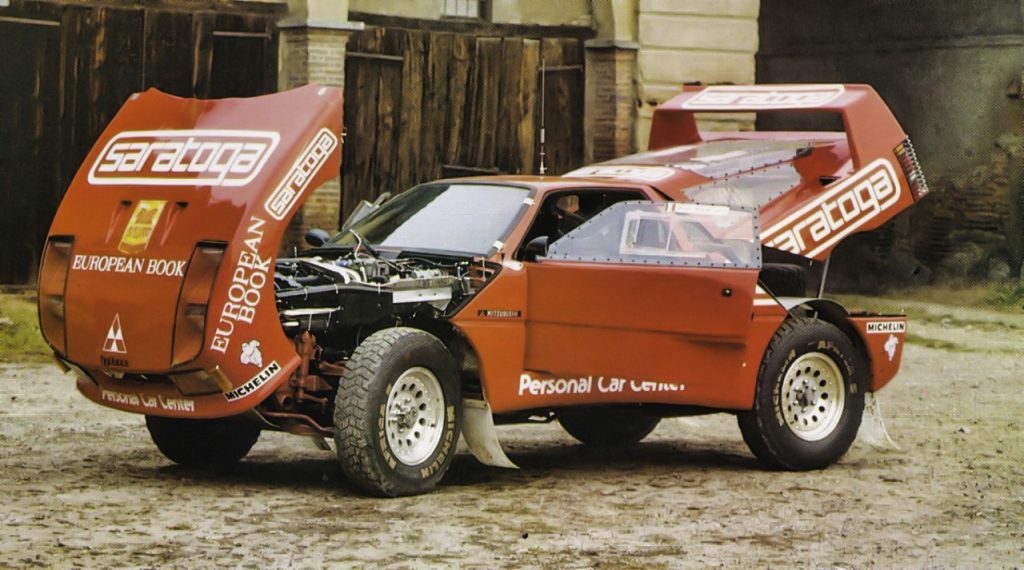 Red Typhoon ou F40 Pajero 4x4 : Une F40 au Paris Dakar ? 6