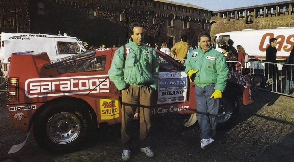 Red Typhoon ou F40 Pajero 4x4 : Une F40 au Paris Dakar ? 11