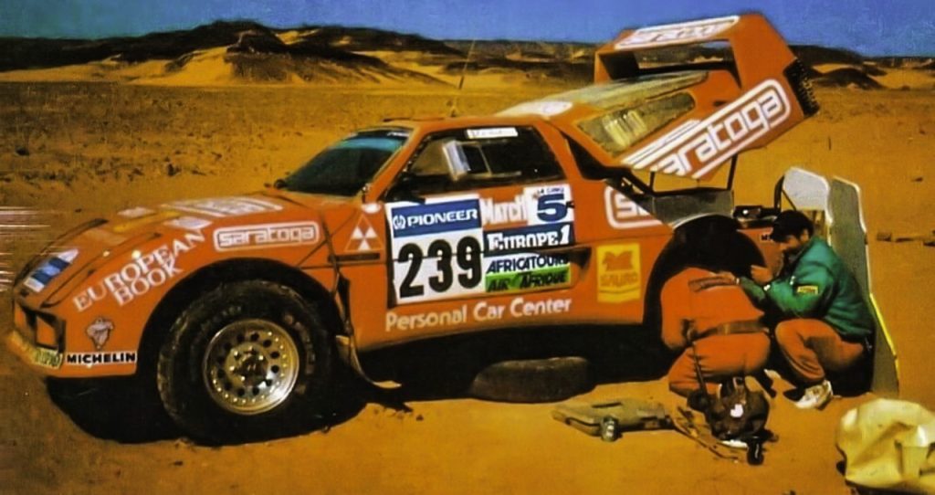 Red Typhoon ou F40 Pajero 4x4 : Une F40 au Paris Dakar ? 10