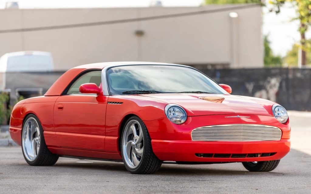 ‘03 Ford Thunderbird SEMA build : T bird goût mandarine 20