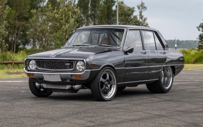 Accueil 7 ’75 Mazda Familia Presto 1300… Effrayante en 20B de 945 ch !