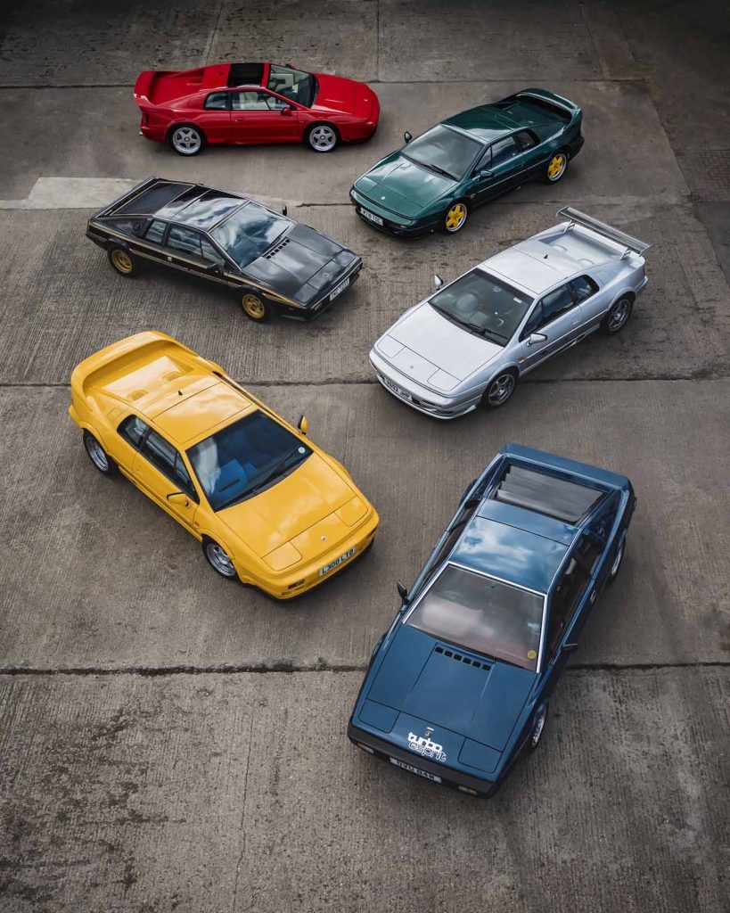 Lotus Esprit - De la S1 à la V8... 2
