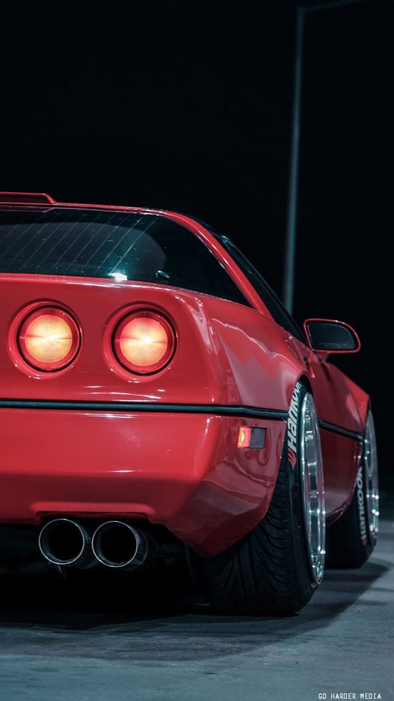 '87 Chevrolet Corvette C4 - Ambiance Stance Retrowave ! 7