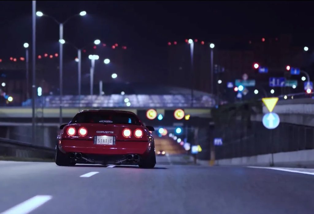 '87 Chevrolet Corvette C4 - Ambiance Stance Retrowave ! 5